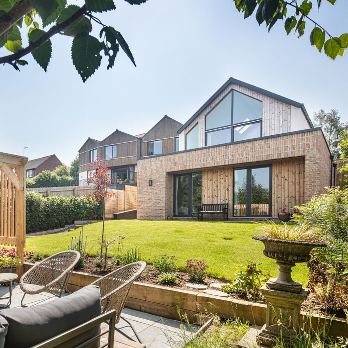 A low energy home in a garden plot