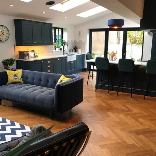 F1038 Herringbone bamboo flooring