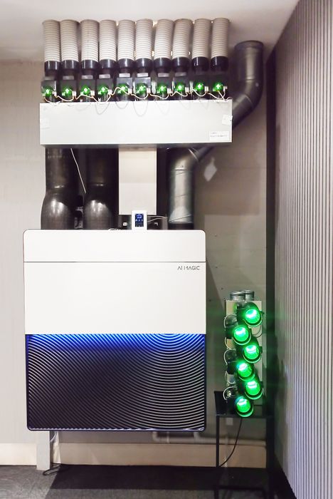 Unique Room-by-Room Controlled MVHR with Cooling