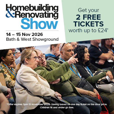 Free tickets for the Somerset Homebuilding & Renovating Show