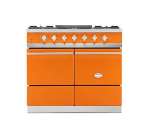 Lacanche Modern Cluny - Mandarin & Brushed Stainless Steel