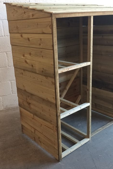 3 Tier Recycling & Single Wheelie - Low Front Combo Bin Store