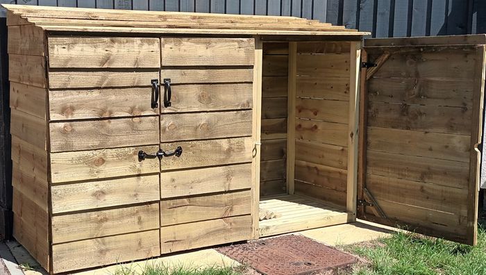 2x2 PLUS (4 Box + Additional Storage) Recycling Box Store