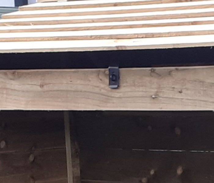 Large Log Store with Kindling Shelf & Hinged Top