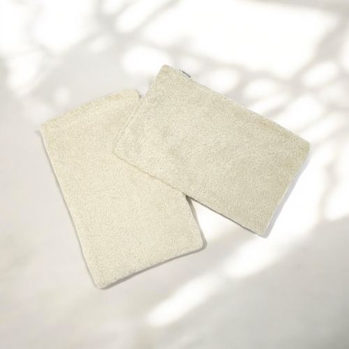 MuslinZ Bamboo Cotton Terry Spa Mitts