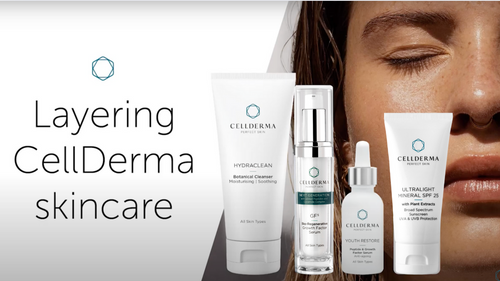 How to Layer CellDerma Products