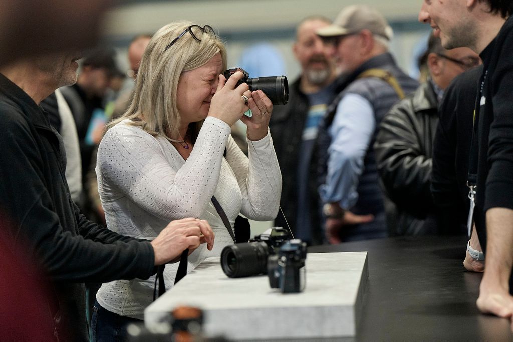 Lady with camera