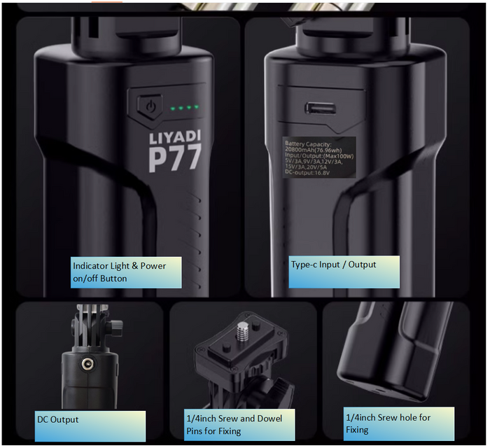 100W Energy Controler For Photography Light