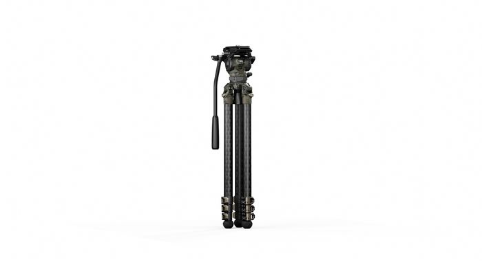 Tilta CT08 75mm Cine Fluid Head with 3-Stage Carbon Fiber Tripod Legs