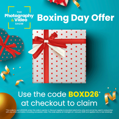 The Photography & Video Show Boxing Day 20% offer