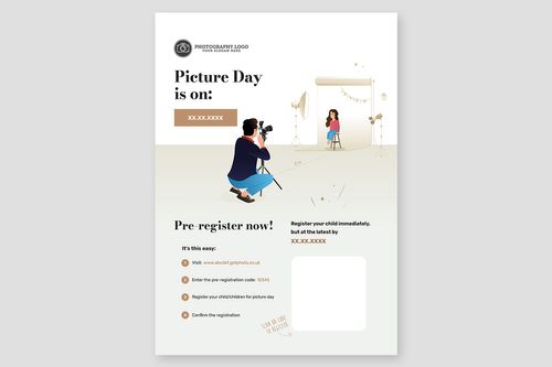 Customisable Pre-Registration Posters