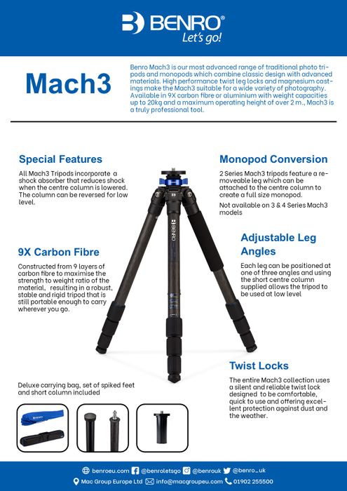 Tried and Tested - Benro MACH3 Tripods