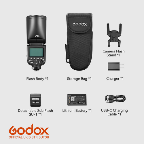 (Pre-Order) V1 Pro TTL Li-ion Round Head Camera Flash