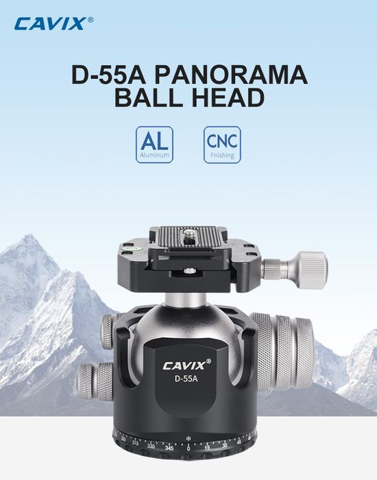 D-55A Panorama Ball Head