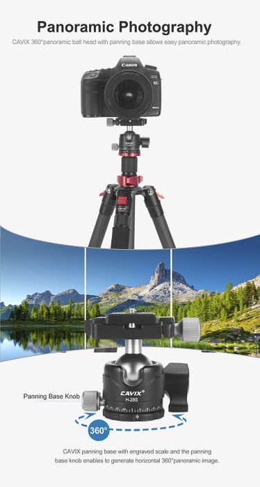 Cavix Erato Series Travel Tripod AT2542/CT2542