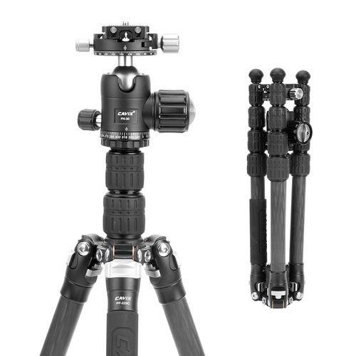 PF-225H0C CAVIX Classic PF Carbon Fiber Tripod Series