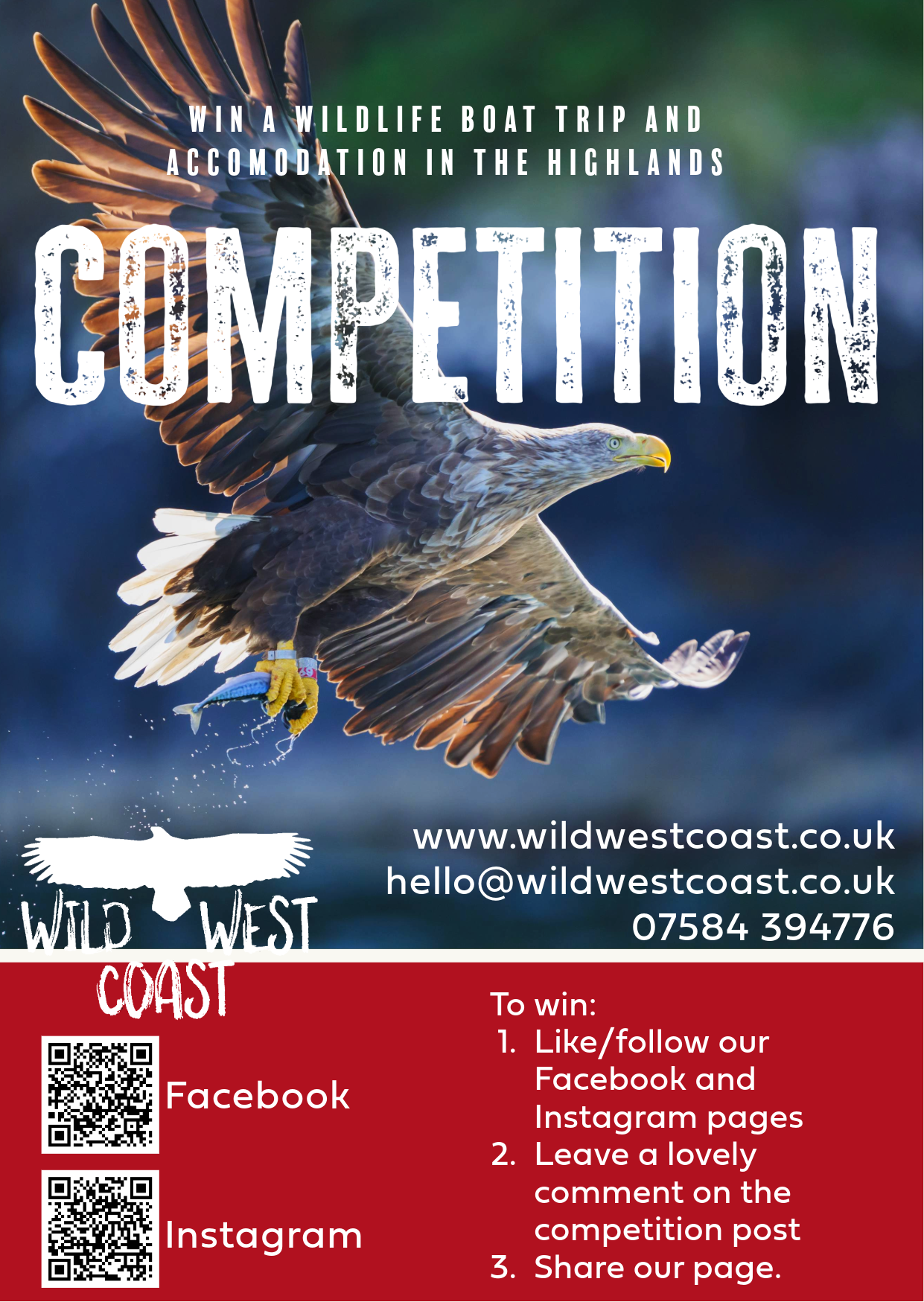 Win a free boat trip and accomodation in the Scottish Highlands