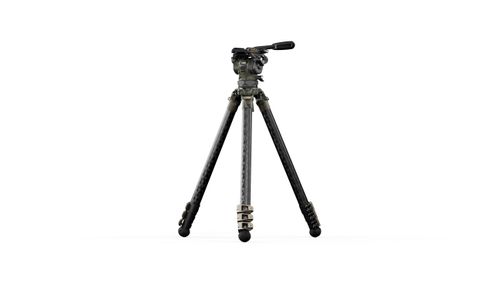 Tilta CT08 75mm Cine Fluid Head with 3-Stage Carbon Fiber Tripod Legs