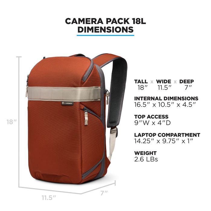 Gomatic LUMA CAMERA PACK 18L