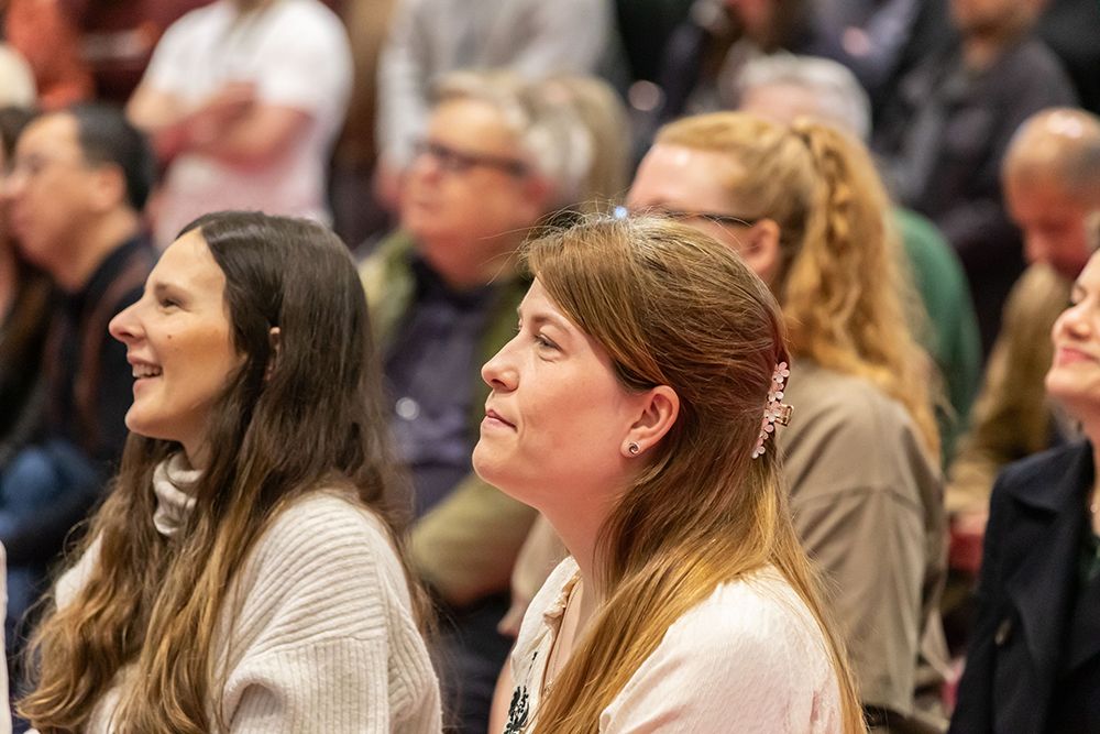 An engaged audience at the Photo Live Stage