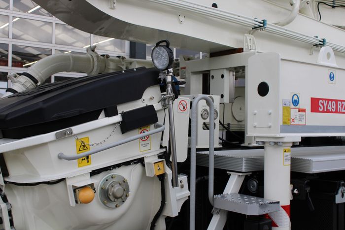 Mercedes-Benz Arocs 4140 8x4 Sany SY49 Concrete Pump Build by Putzmeister