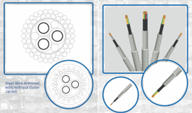 ESP CABLE, CARRYING CABLE, LOGGING CABLE,MOTOR SHAFT, PUMP HOUSING