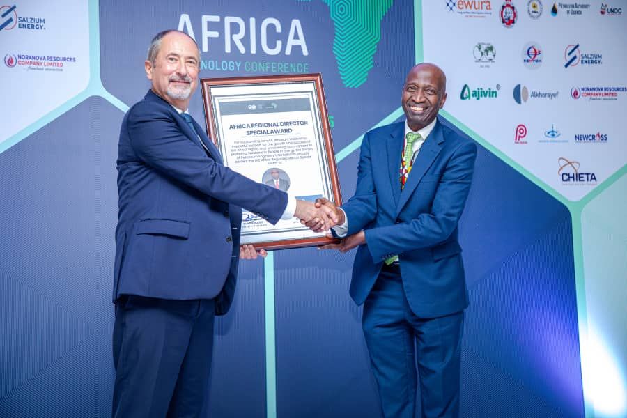 Uganda’s Ernest Rubondo wins prestigious SPE Africa Regional Director Special award