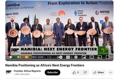 Namibia Positioning as Africa's Next Energy Frontiers