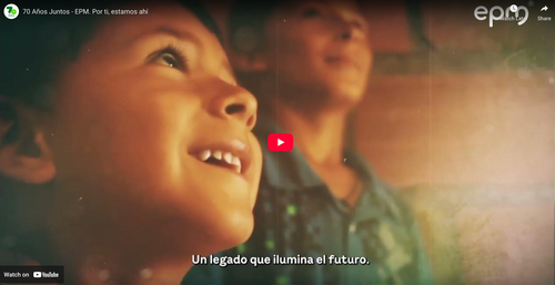 70 Años Juntos -  EPM. Por ti, estamos ahí