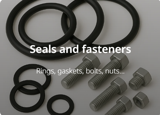 Seals and fasteners