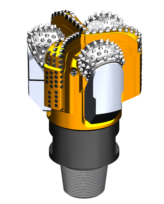 PDC–Roller Cone Hybrid Smart Bit