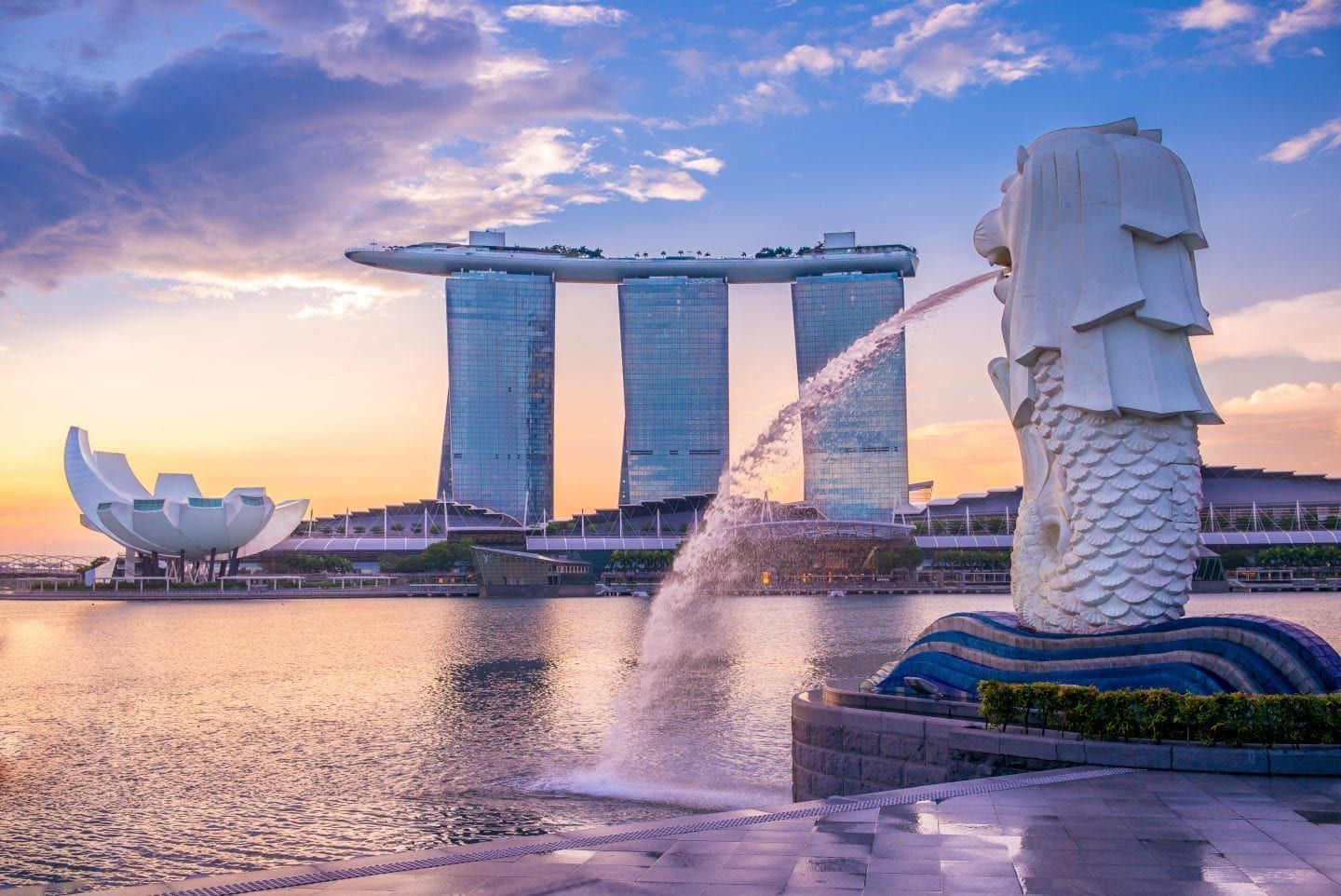 Singapore skyline during the ADIS international roadshow