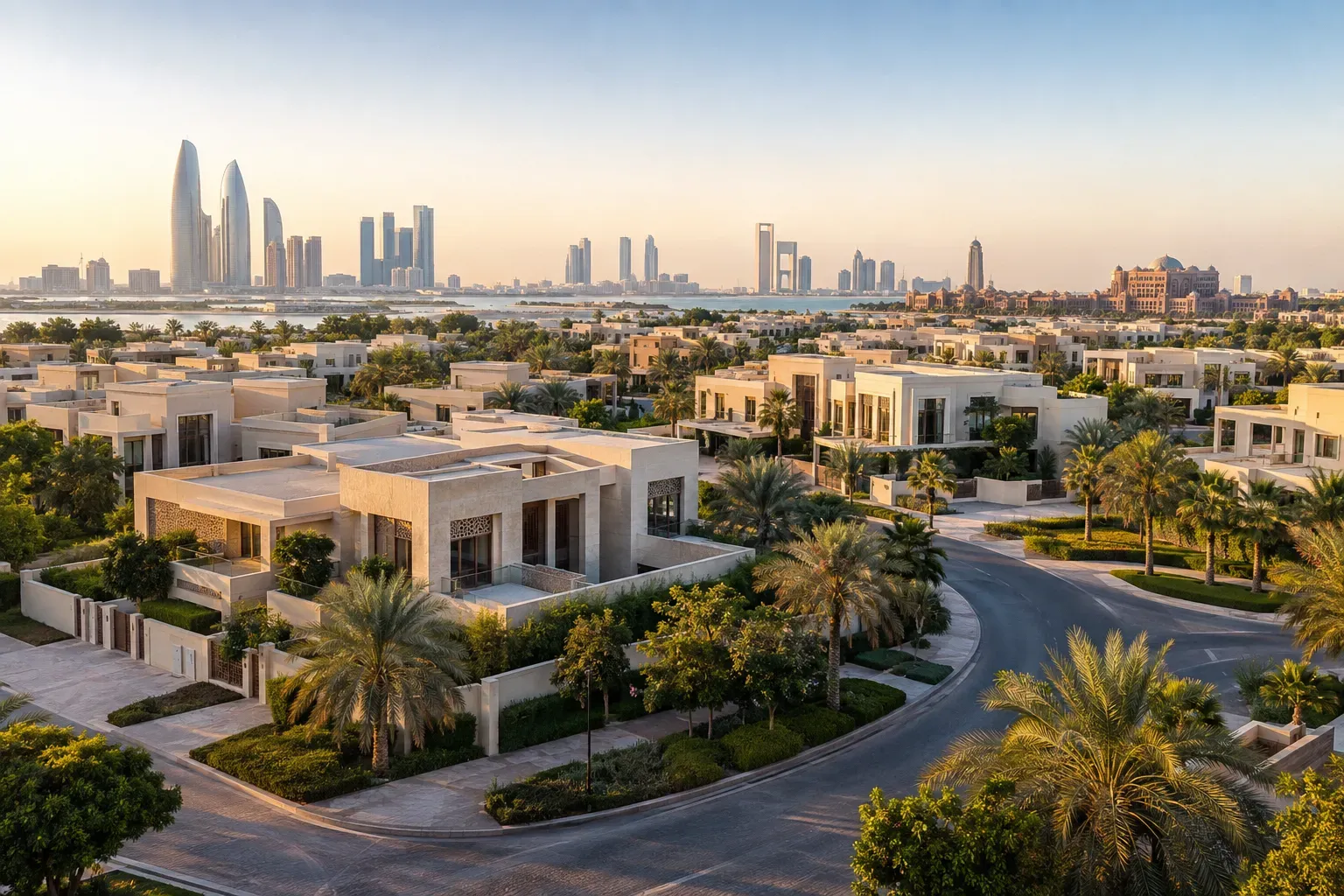 Residential housing development in Abu Dhabi