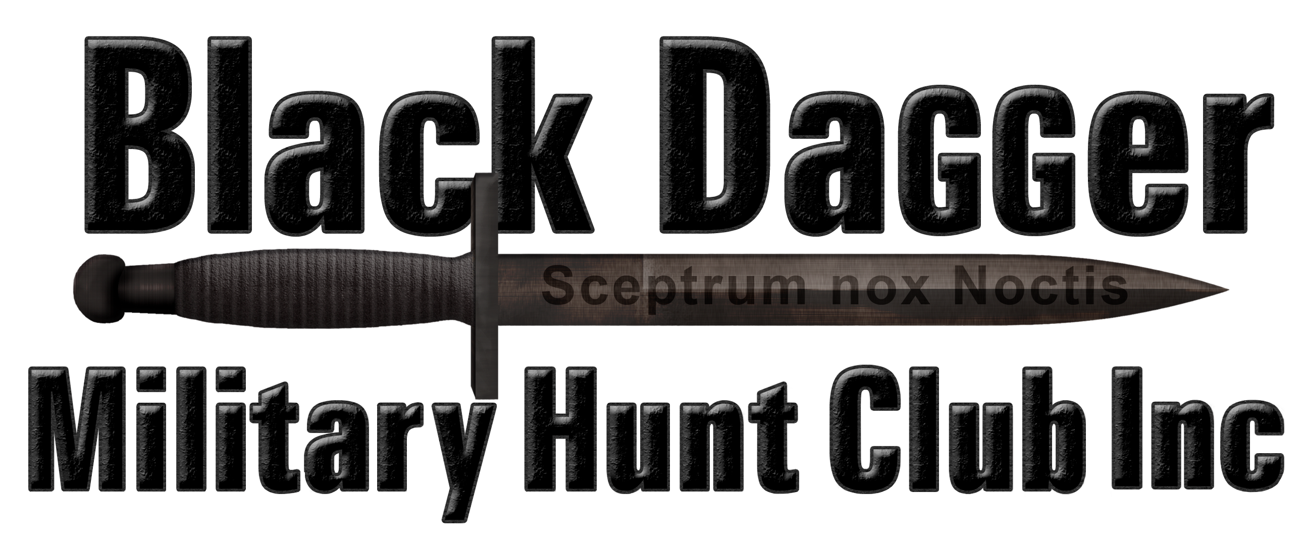 Black Dagger Military Hunt Club Logo
