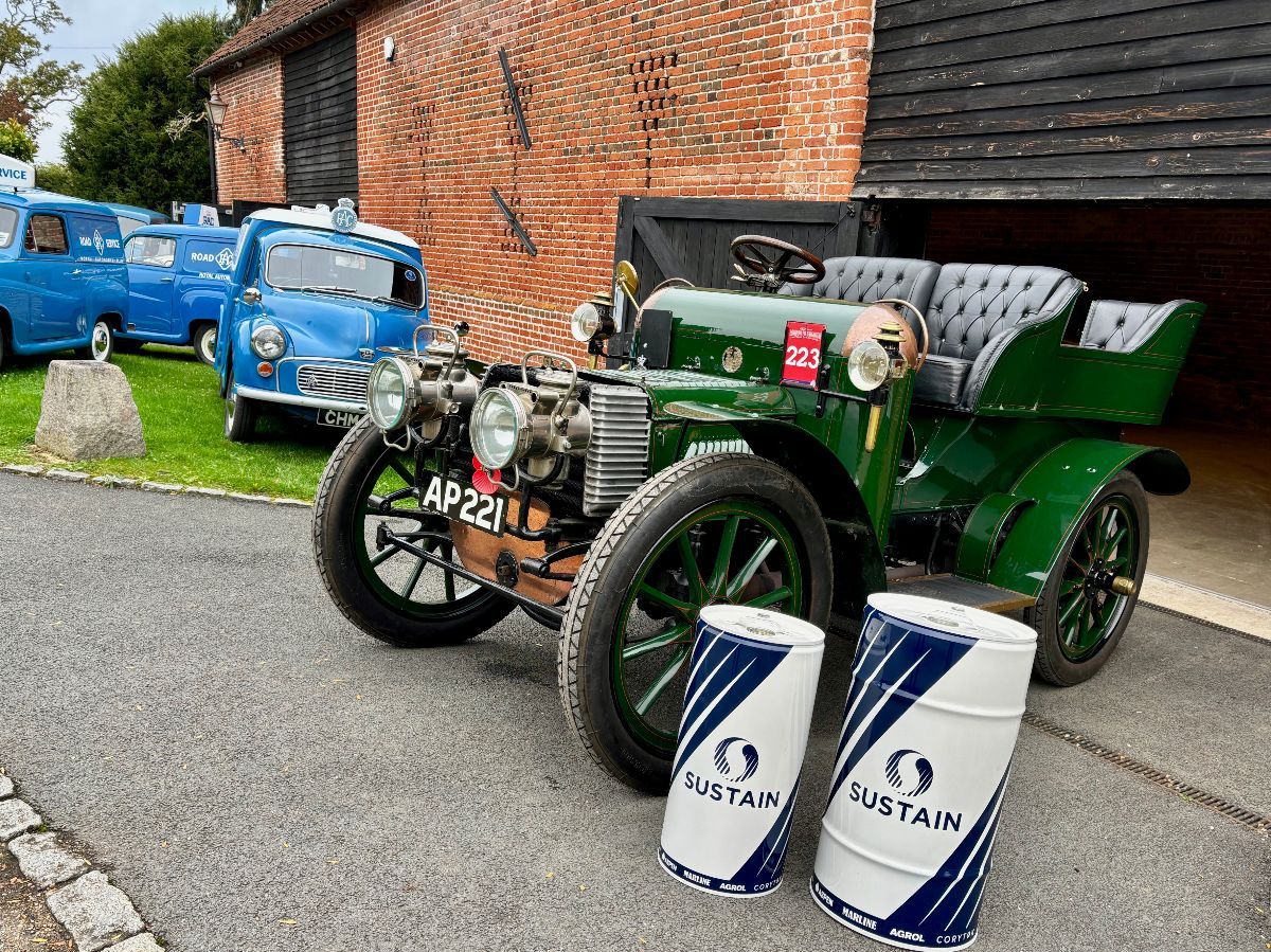 VETERAN CARS PIONEER SUSTAINABLE FUELS ON THIS YEAR'S LONDON TO BRIGHTON