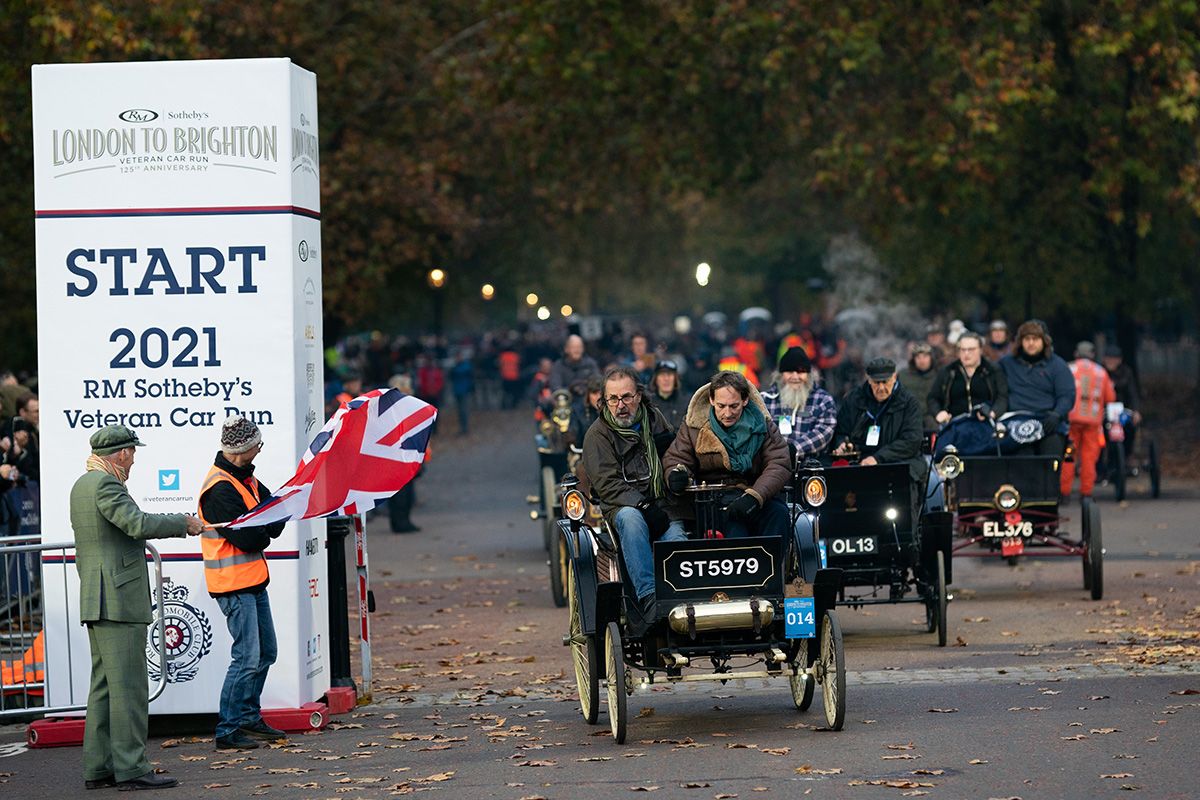 The RM Sotheby's London to Brighton Veteran Car Run Route - London