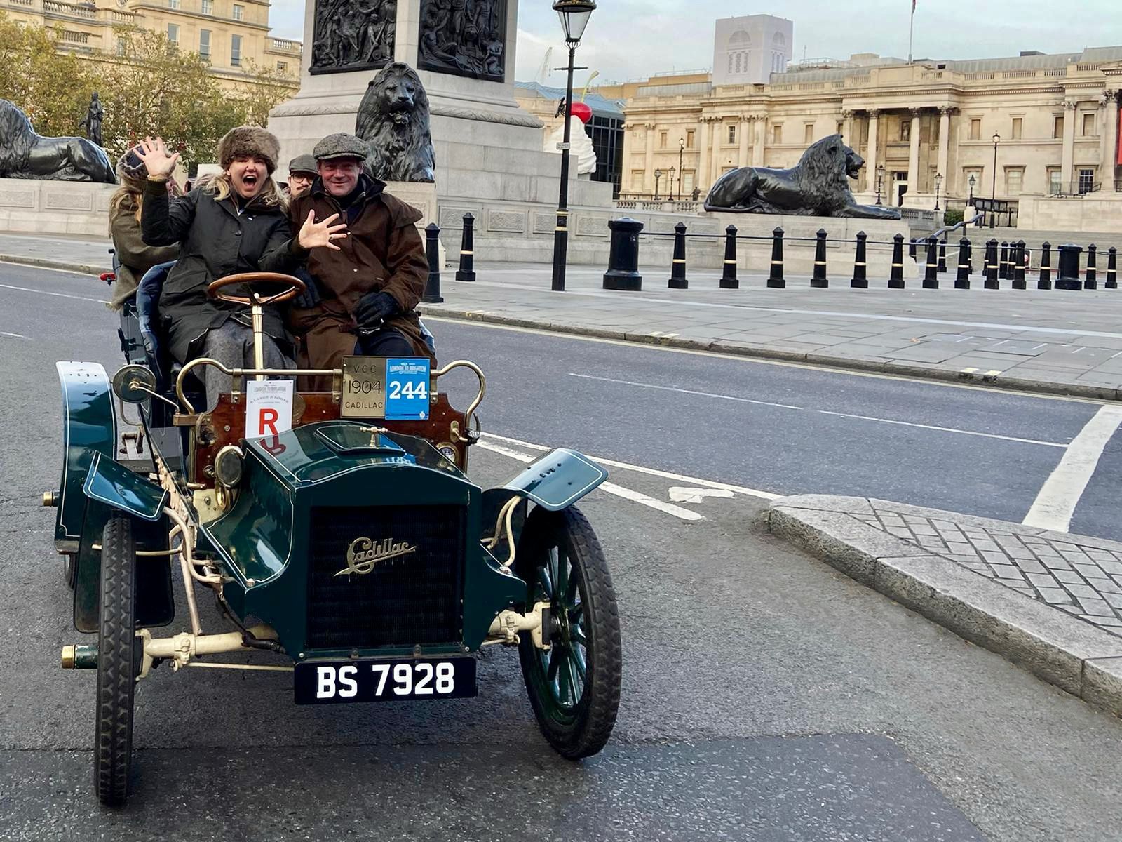 A first timer on the Run Veteran Car Run 2023