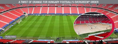 A TWIST OF ORANGE FOR HUNGARY FOOTBALL’S EVERGREEN® ORDER