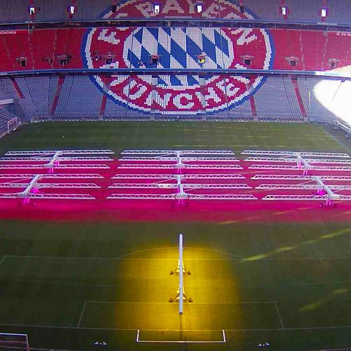 Allianz Arena first to adopt LED grow lighting technology for full pitch inside stadium