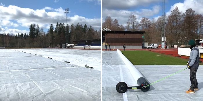 Matchsaver Deliver Automated Pitch Protection to Varnamo, Sweden