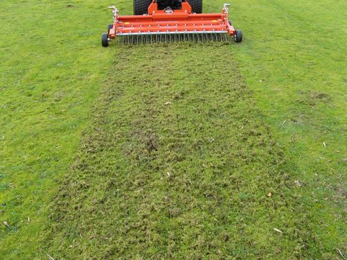 Versatile Wiedenmann Terra Rake, fast & efficient