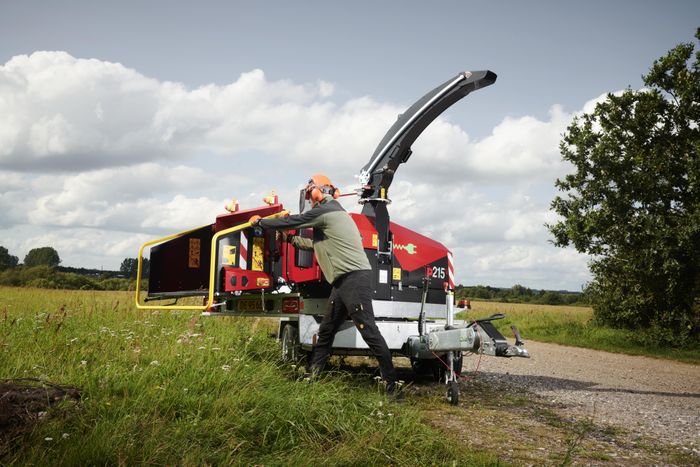 TP 215 Mobile ZE - electric wood chipper