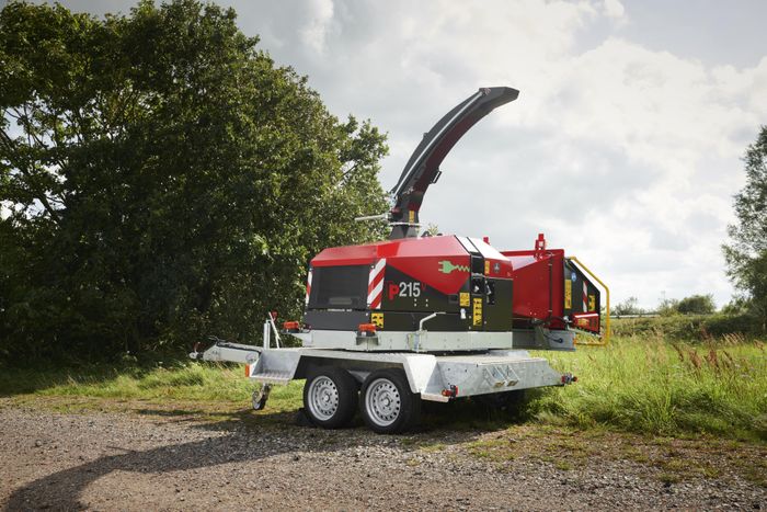 TP 215 Mobile ZE - electric wood chipper
