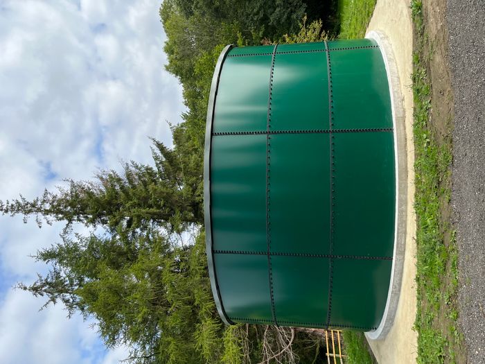 Galvanised Cylindrical Storage Tank
