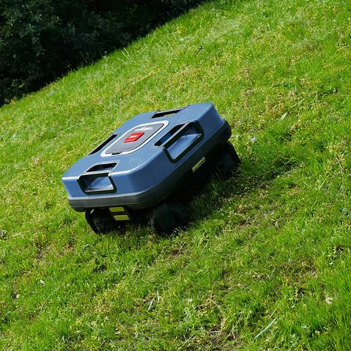 Wiper robotic mowers