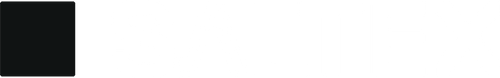 Black and white logo.