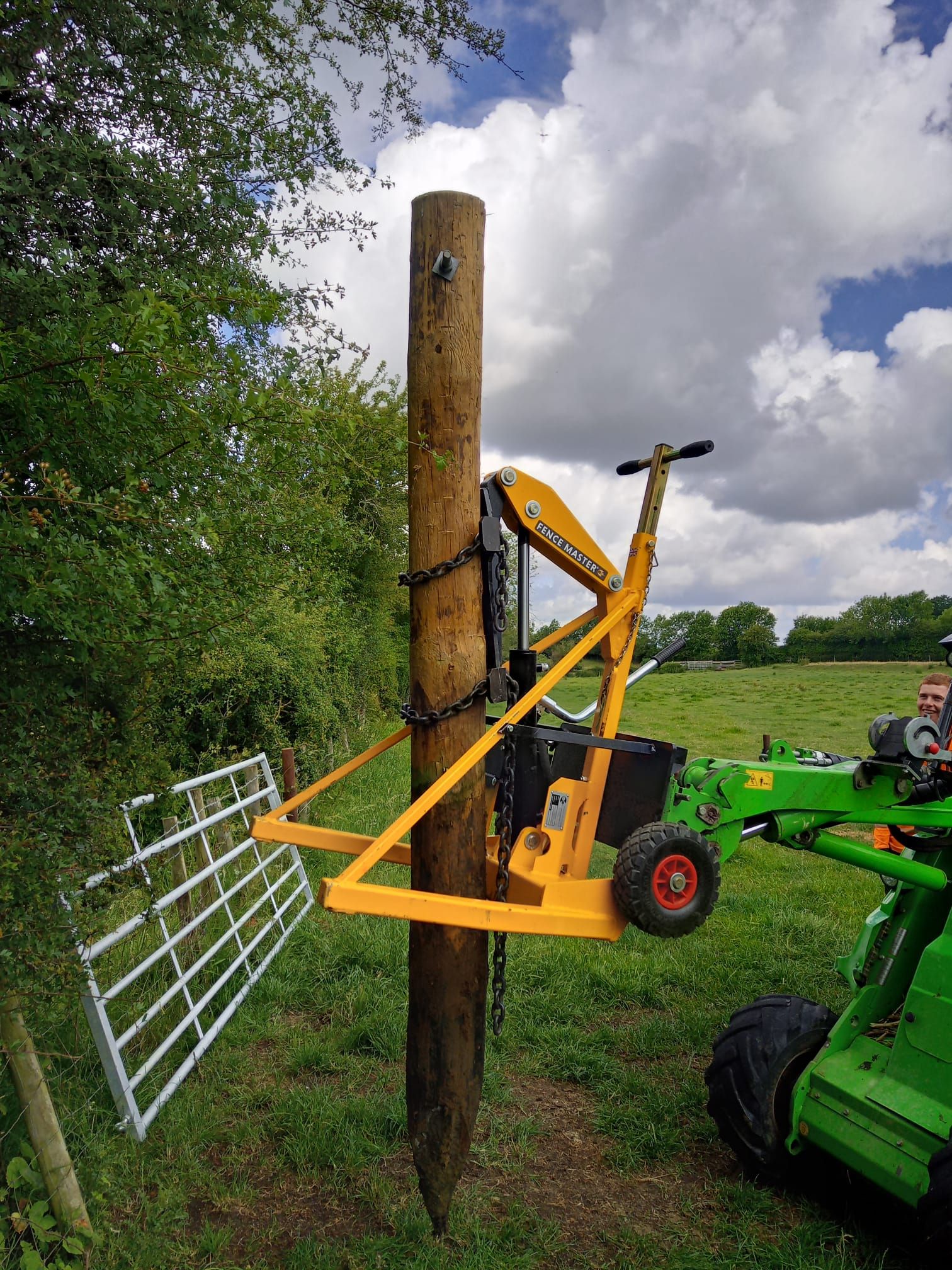 Fence Master loader attachment