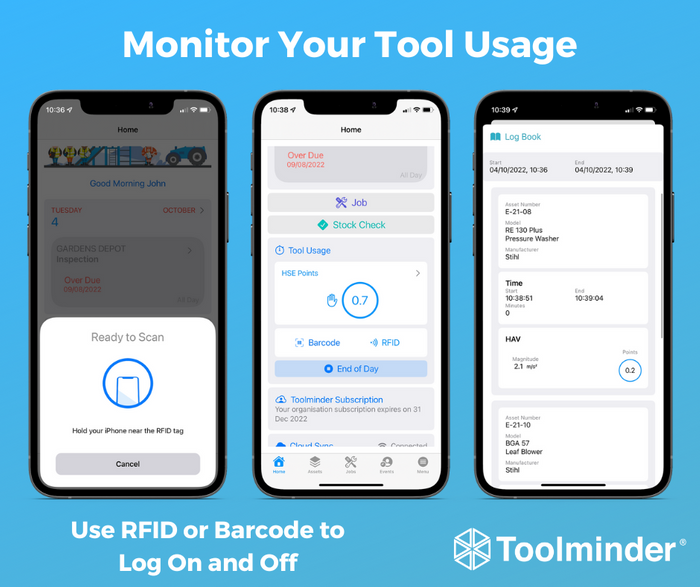 Toolminder Safety App