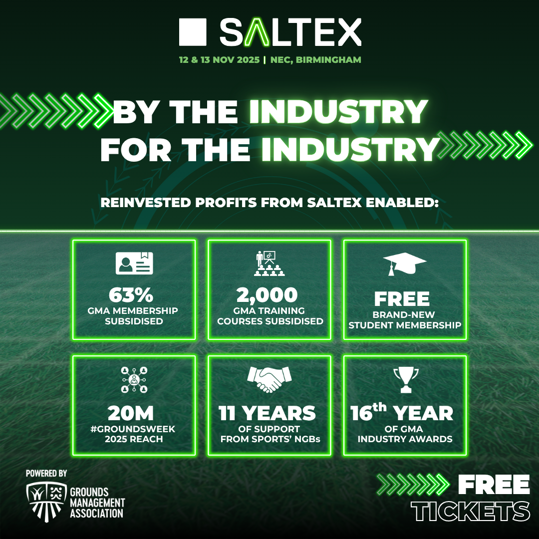 SALTEX: Every penny reinvested to power the future of grounds management