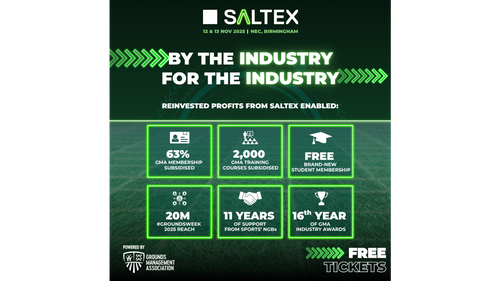 SALTEX: Every penny reinvested to power the future of grounds management